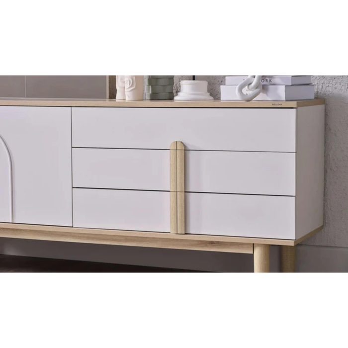 Bellona Boheems Console With Mirror - Palermo White