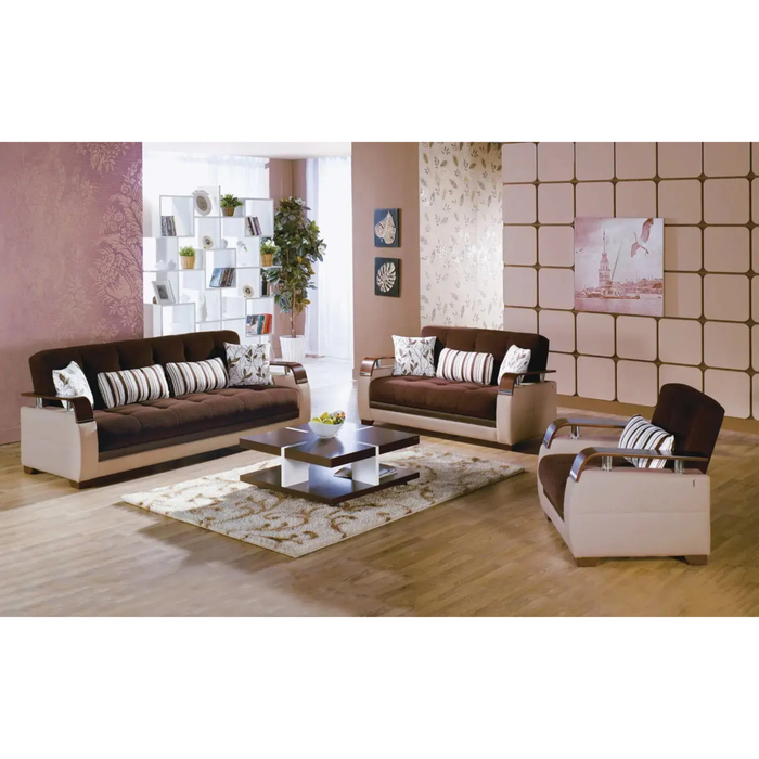 Bellona Natural Living Room Set