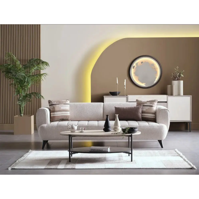 Bellona Mona Living Room Set - NIVA BEIGE