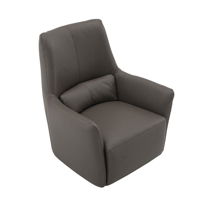 J & M Furniture Haven Swivel Chair in Truffle