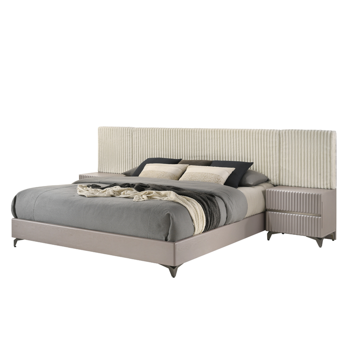 J & M Furniture Grace Modern King Bed