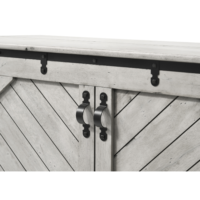 Night & Day Furniture Ranchero Murphy Cabinet Bed - Wildwood Vintage White