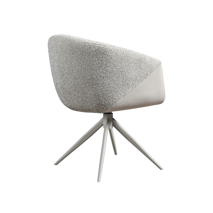 J & M Furniture RH Breccia Swivel Chair Beige