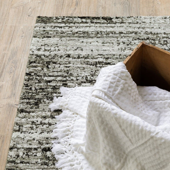 9' x 12' Abstract Area Rug - Ash And Slate