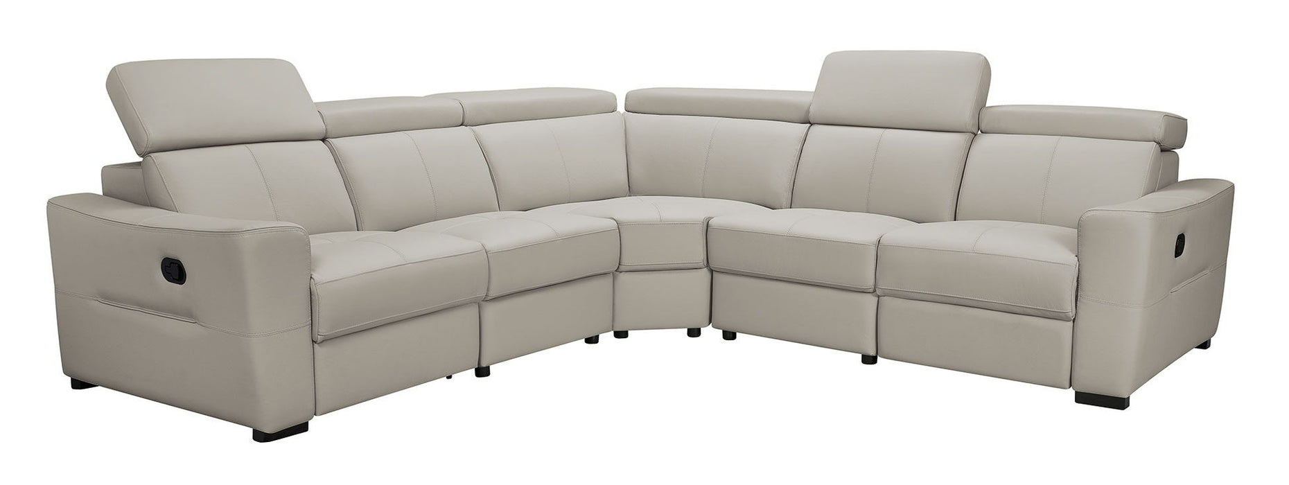 6021 - Sectional With Manual Recliners