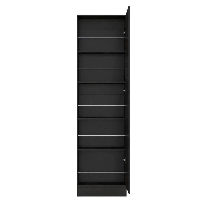 Ten Pair Shoe Rack - Black