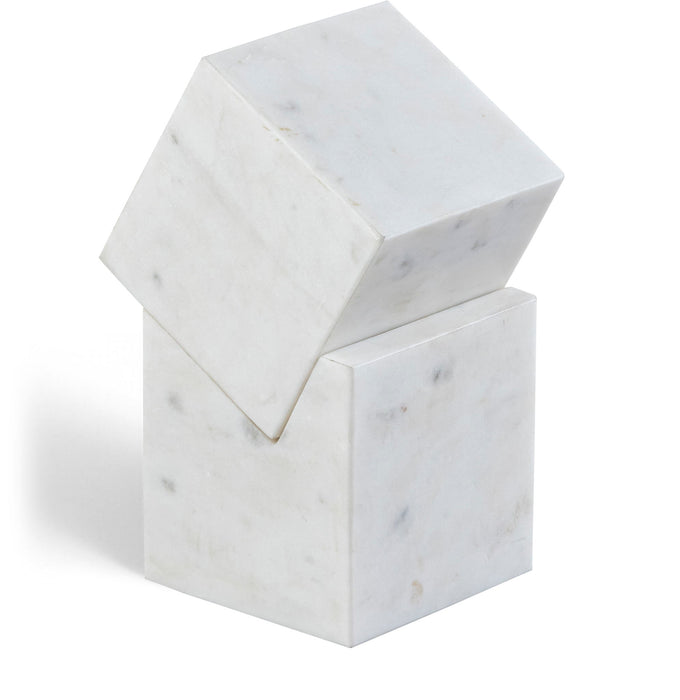 Quad - Marble Decorative Cube