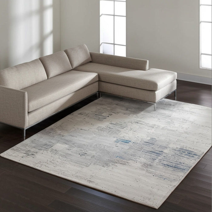 12' X 15' Abstract Hand Tufted Area Rug - Gray