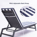 Giga outdoor lounge chair cushion set with back and seat cushions for patio furniture, providing comfortable replacement seating.