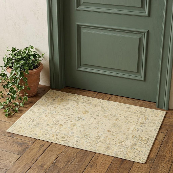 2' X 3' Wool Oriental Hand Knotted Area Rug (575209) - Beige / Gray