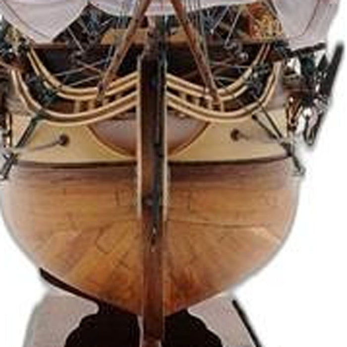 Hand Painted Boat (401837) - Brown