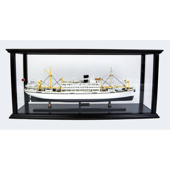 Hand Painted Model Boat (627523) - Black / White