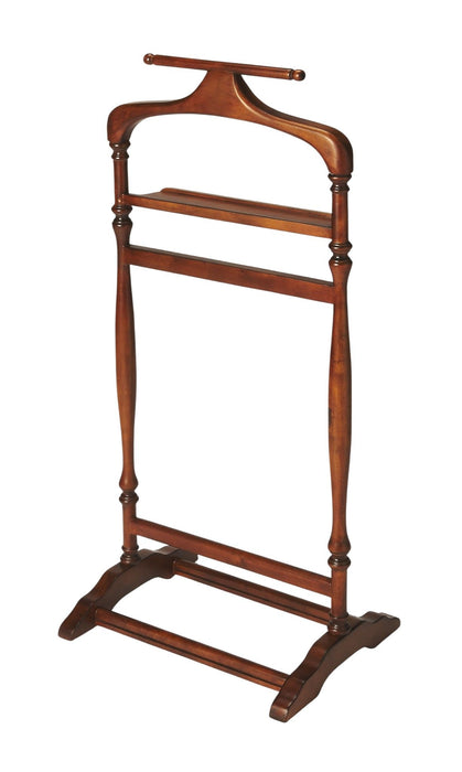 Judson Olive Ash Burl Valet Stand - Brown