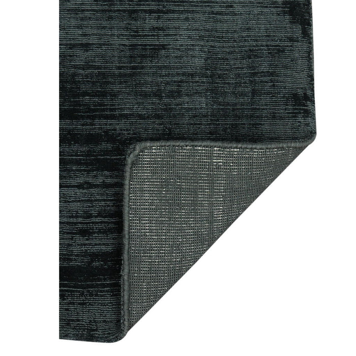9' X 12' Abstract Hand Woven Area Rug - Charcoal And Black