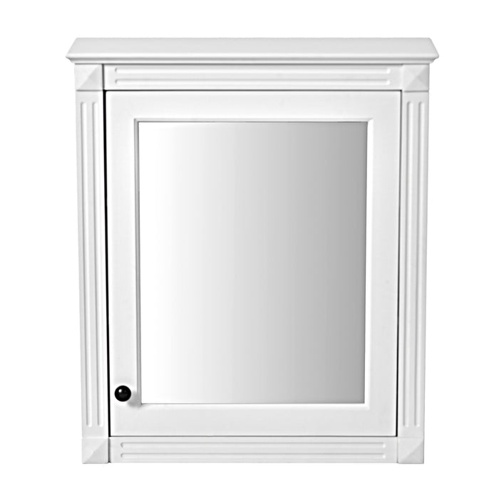 Giga wall-mounted bathroom medicine cabinet with mirror and adjustable shelf for bathroom storage.