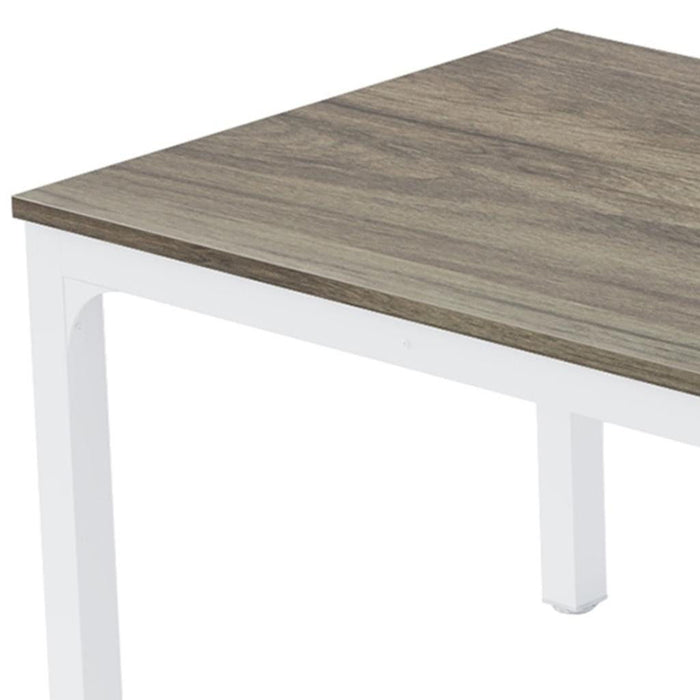 46" Solid Wood Dining Table - Gray