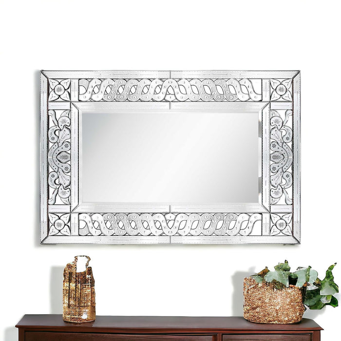 32" Framed Accent Mirror - Clear