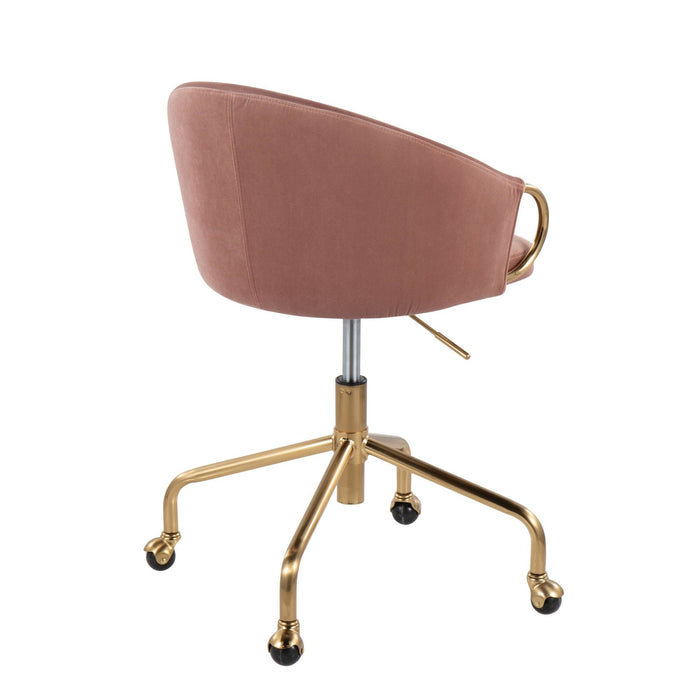 Claire - Task Chair - Gold Base