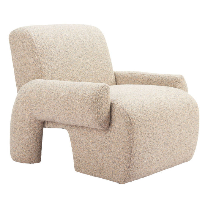 32" Upholstered Arm Chair - Beige