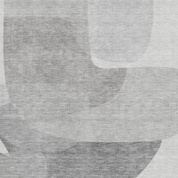 10' X 14' Abstract Washable Area Rug With UV Protection (718551) - Linen / Gray