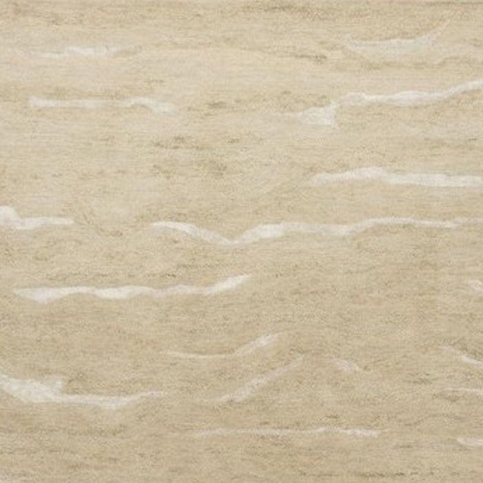 8' x 10' Wool Abstract Hand Tufted Area Rug - Tan And Ivory