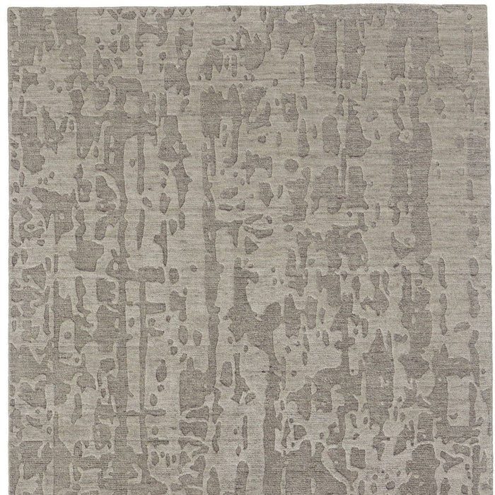 6' x 9' Abstract Hand Woven Area Rug - Taupe