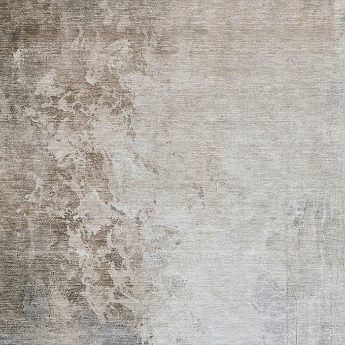 10' X 14' Abstract Washable Area Rug With UV Protection (705455) - Beige / Ivory