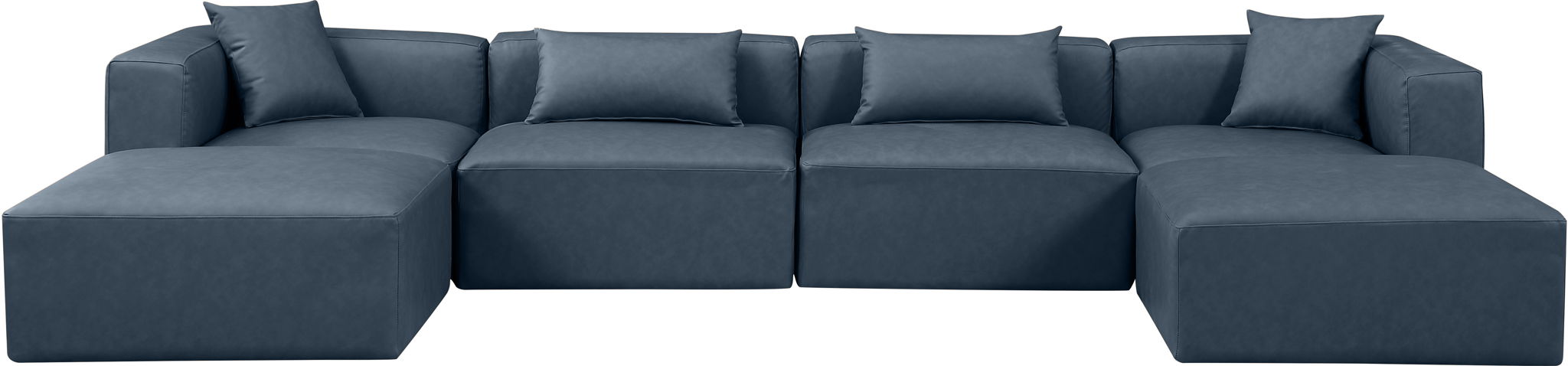 Cube - 6 Piece Modular Double Chaise Sectional