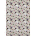 HomeRoots 10x14 ivory area rug with geometric pattern, washable design, UV protection, perfect for living rooms or bedrooms.