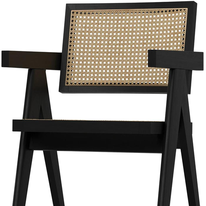 Dining Parsons Chairs Wood (Set of 2) - Black