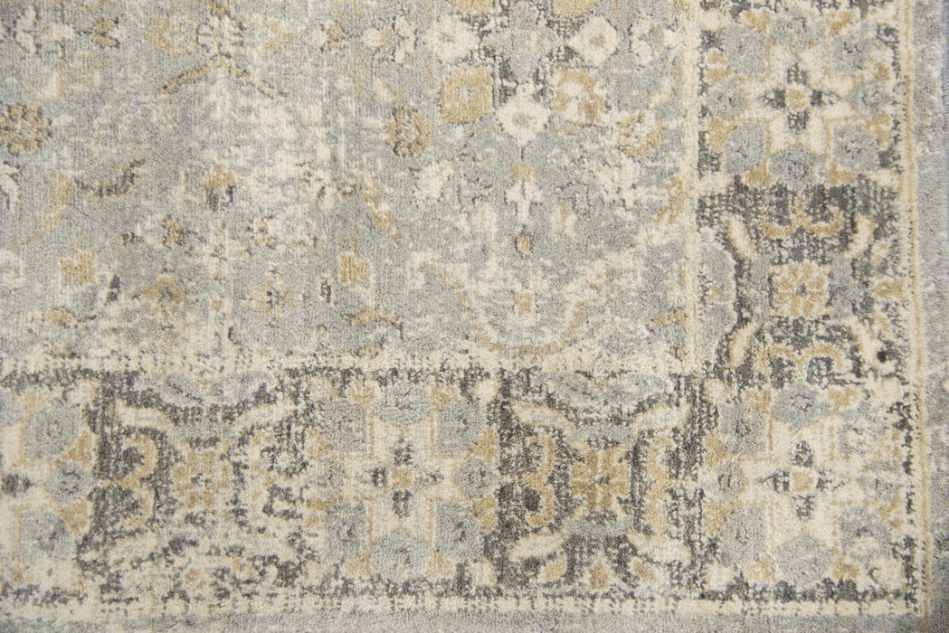10' X 13' New Zealand Lambs Wool Oriental Hand Carved Handmade Area Rug (747474) - Gray / Brown / Beige
