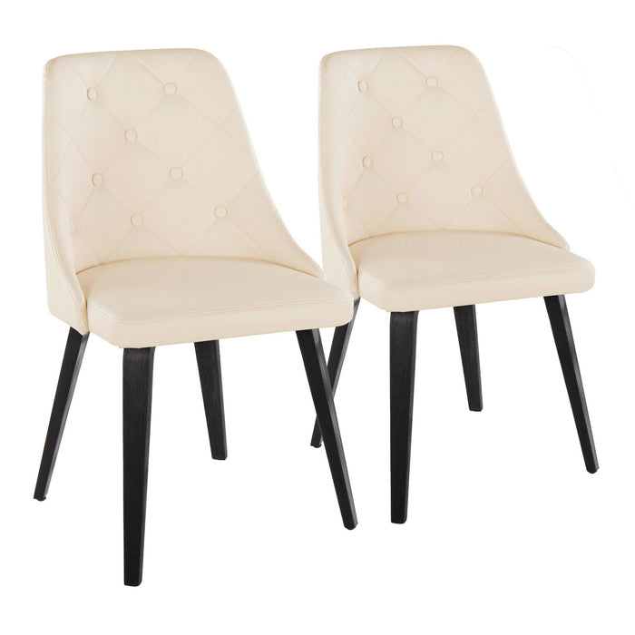 Giovanni - Chair (Set of 2) - Beige And Black