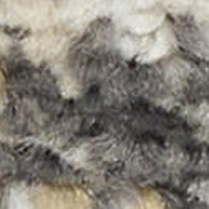 9' X 12' Floral Distressed Area Rug (573736) - Gray