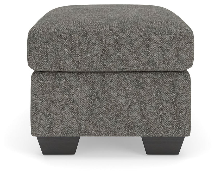 Triston-Peaks - Ottoman - Suede