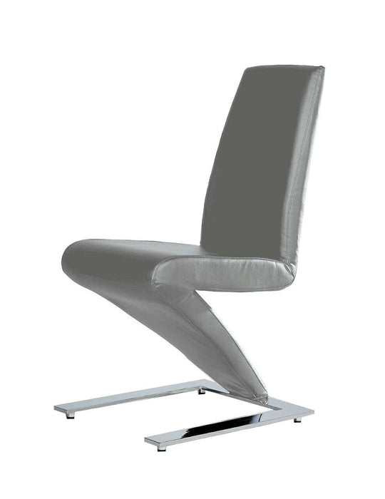 Upholstered Dining Side Chairs (Set of 2) - Silver / Gray