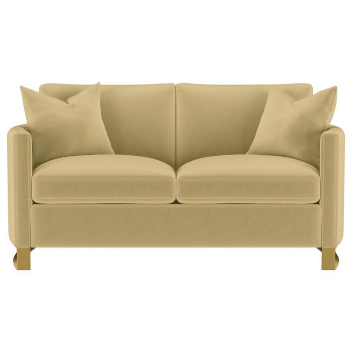 Corliss - Upholstered Arched Arm Loveseat