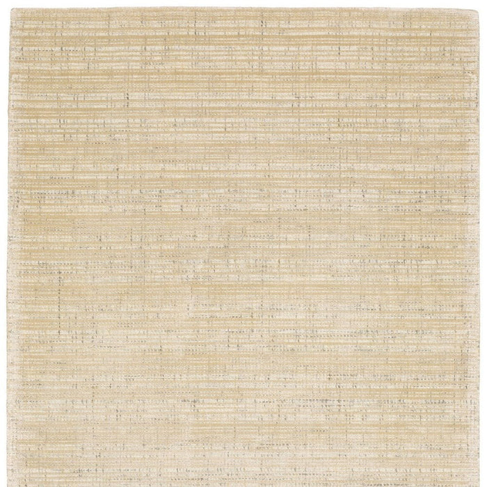 8' X 10' Striped Hand Tufted Area Rug - Beige And Ivory