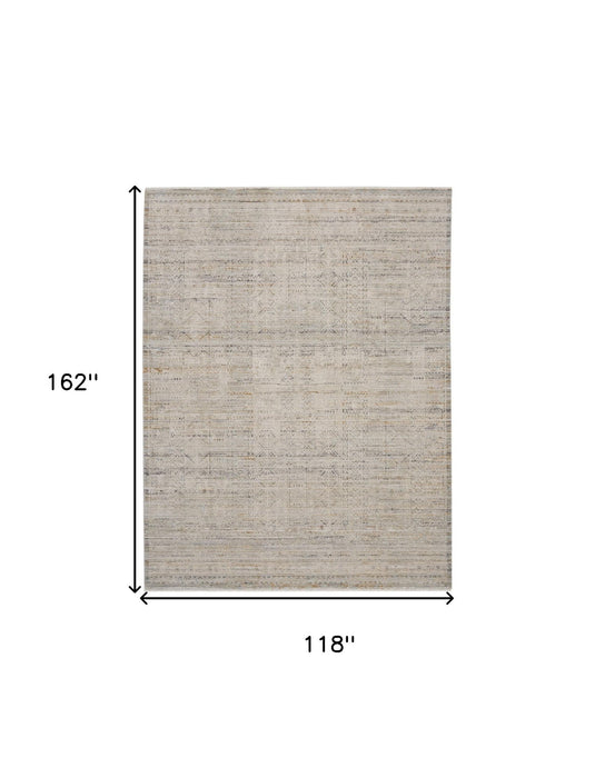 10' X 14' Southwestern Area Rug (546446) - Beige / Ivory
