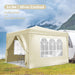Giga 10x10 ft folding canopy with removable sidewalls, portable outdoor event shelter, UPF 50+ gazebo for parties and camping.