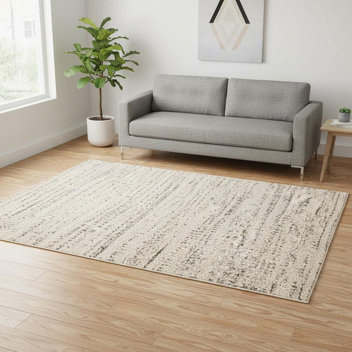 5' X 8' Tribal Area Rug (660040) - Cream / Brown