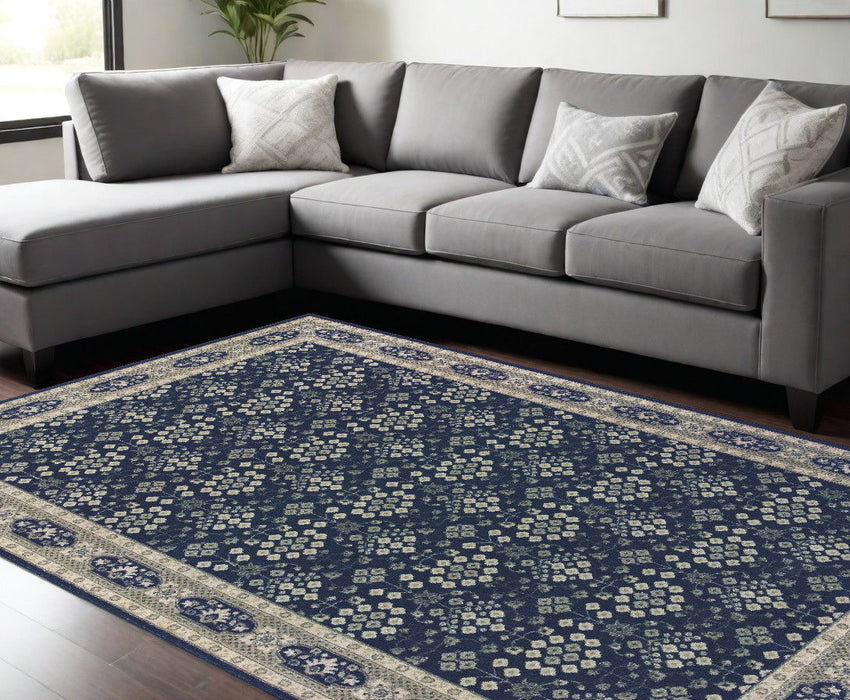 12' x 15' Area Rug - Blue And Gray