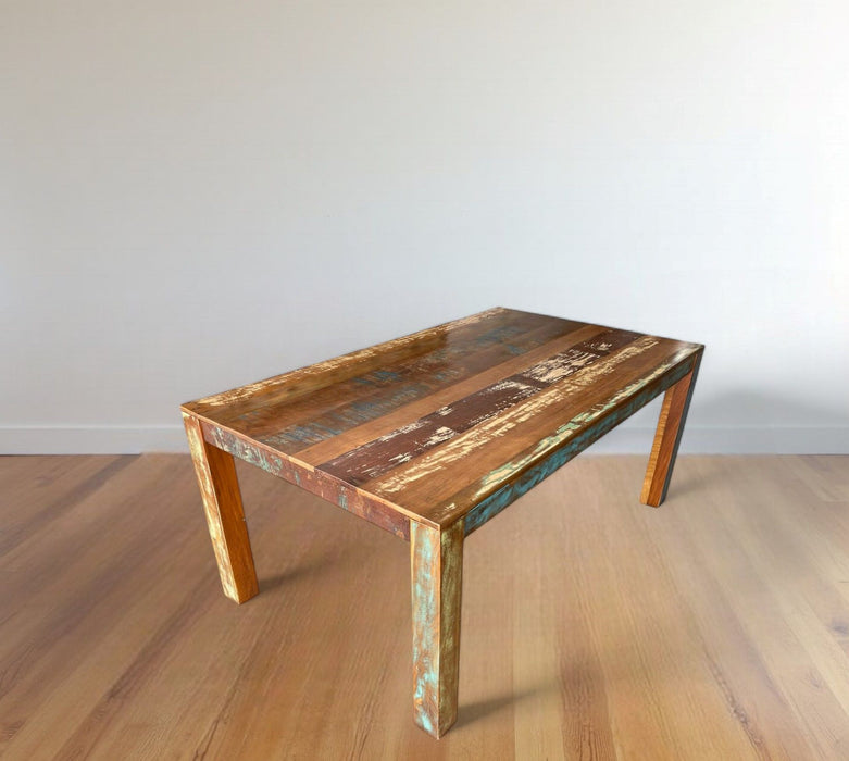 72" Solid Wood Dining Table - Brown