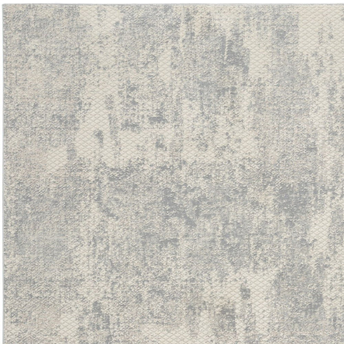 4' X 6' Abstract Area Rug (553114) - Ivory / Light Gray