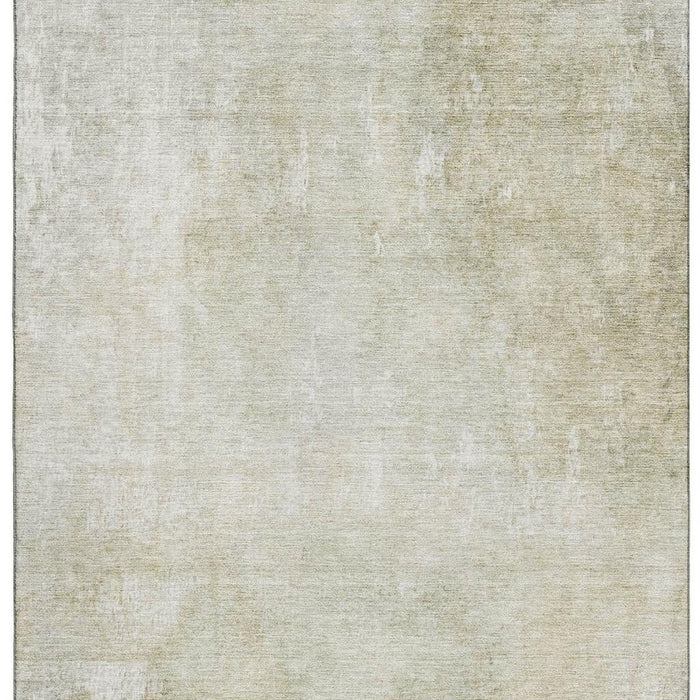 10' X 14' Abstract Washable Area Rug With UV Protection (705791) - Beige / Ivory