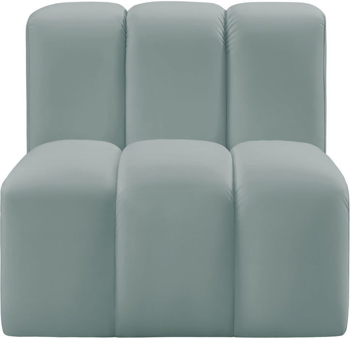 Arc - Faux Leather Straight Chair