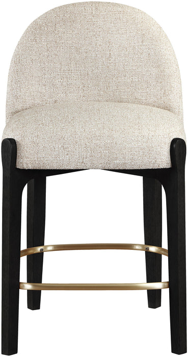 Torino - Counter Stool With Brushed Black Base
