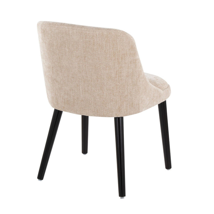 Rina - Dining Chair - Black Wood (Set of 2)