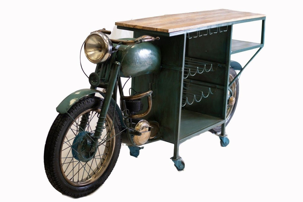 22" X 86.5" X 40" Tmph Bike Bar - Green