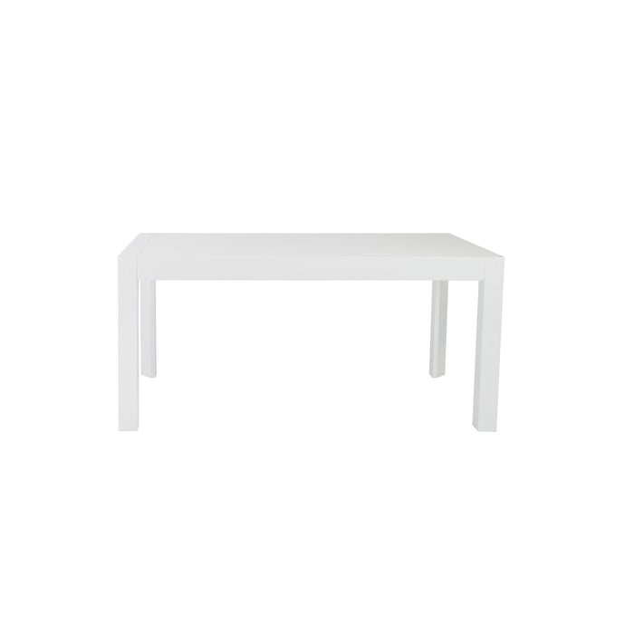 63" Wood Dining Table - White
