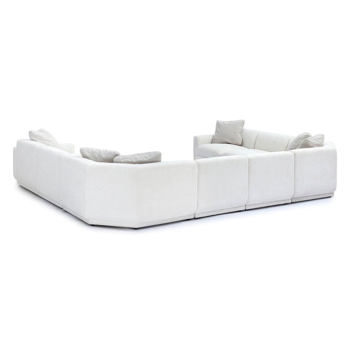 Perry - Modular Large U-Sectional - Cream
